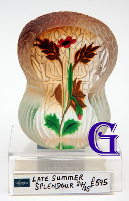 LATE SUMMER SPLENDOUR, Caithness Glass paperweight
